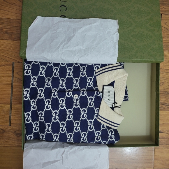 Authentic Gucci GG Monogram Motif Embroidered Tshirt - Picture 10 of 10